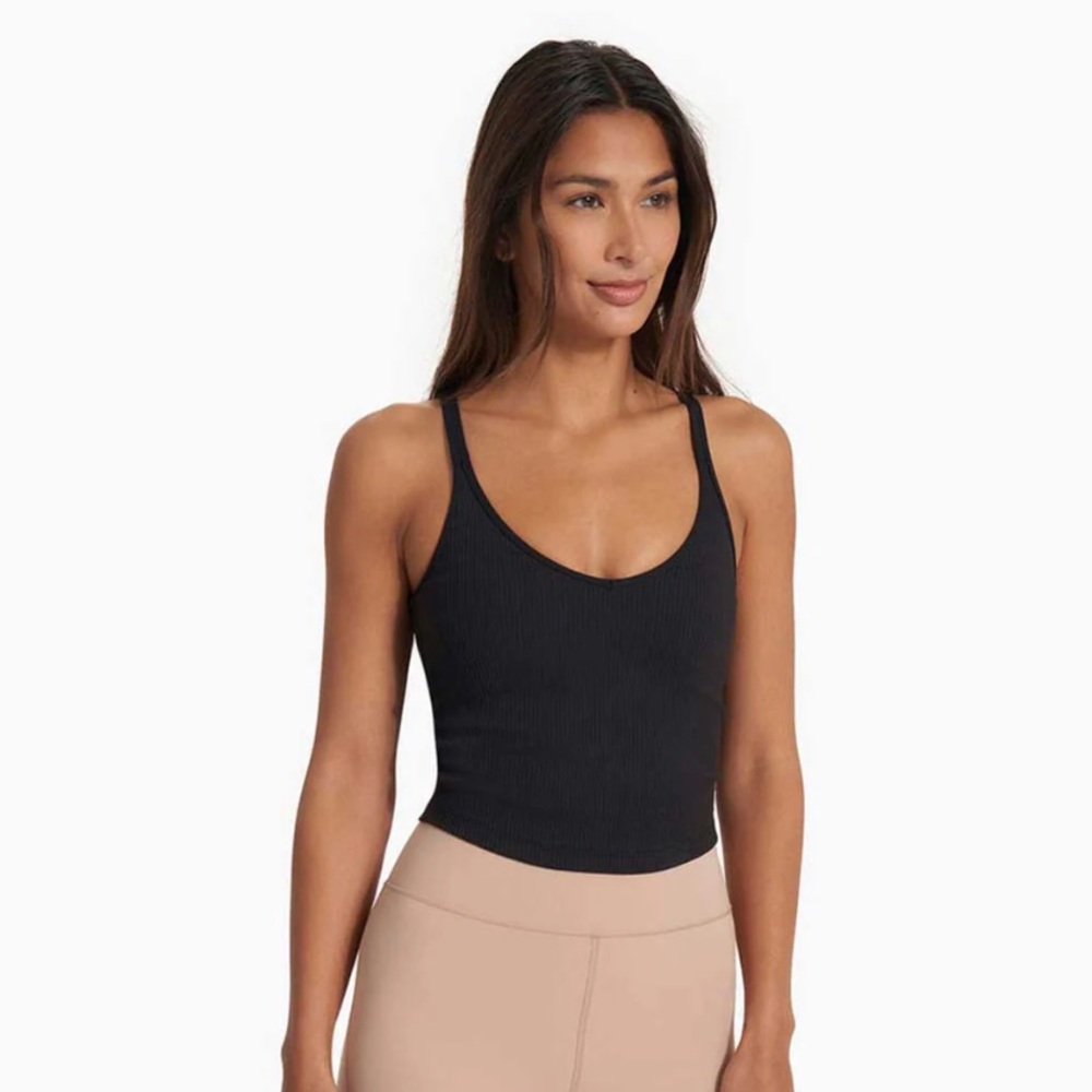 VUORI WOMEN'S  RIB CROP TANK